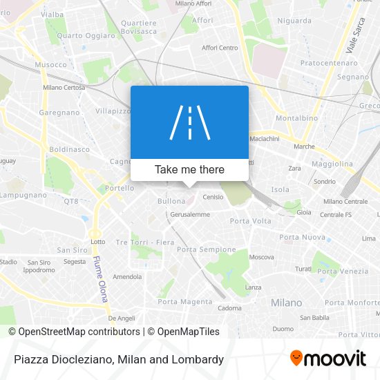 Piazza Diocleziano map