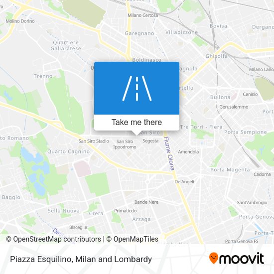 Piazza Esquilino map