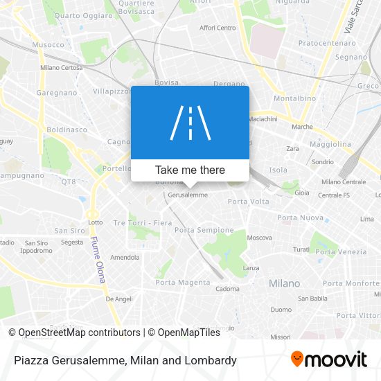 Piazza Gerusalemme map