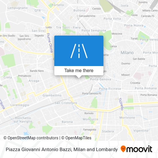 Piazza Giovanni Antonio Bazzi map