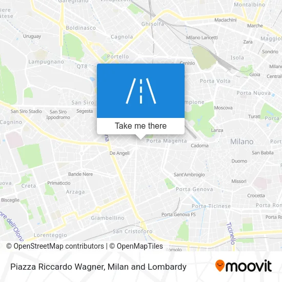 Piazza Riccardo Wagner map
