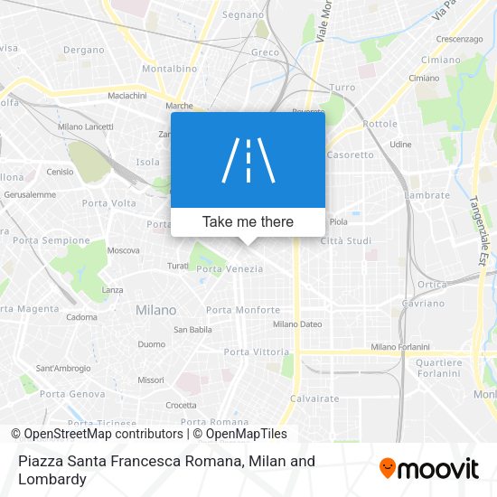 Piazza Santa Francesca Romana map