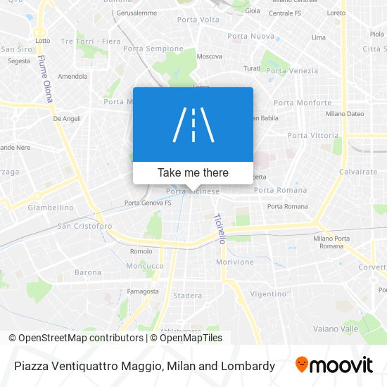 Piazza Ventiquattro Maggio map