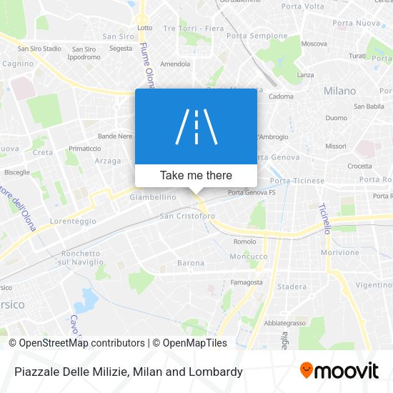 Piazzale Delle Milizie map