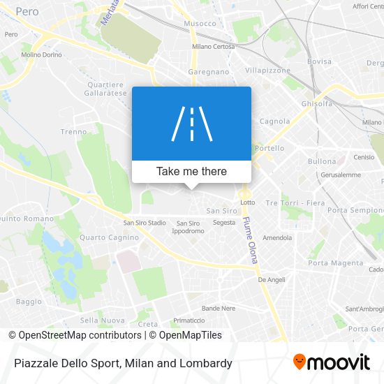 Piazzale Dello Sport map