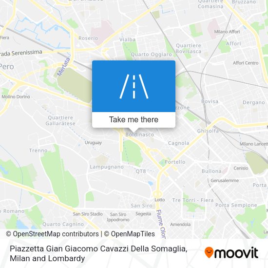 Piazzetta Gian Giacomo Cavazzi Della Somaglia map