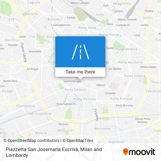 Piazzetta San Josemaria Escrivà map