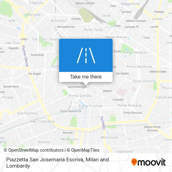 Piazzetta San Josemaria Escrivà map