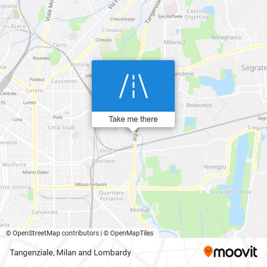 Tangenziale map