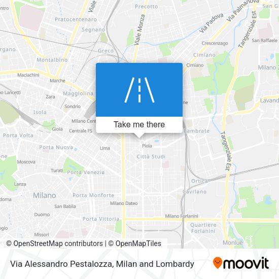 Via Alessandro Pestalozza map
