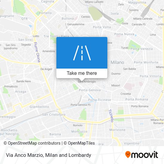 Via Anco Marzio map