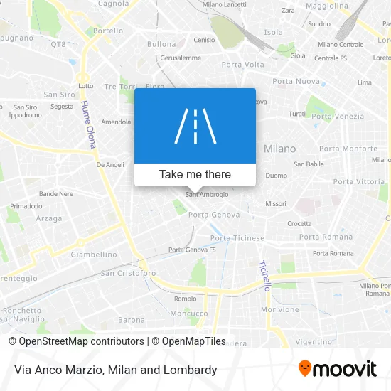 Via Anco Marzio map