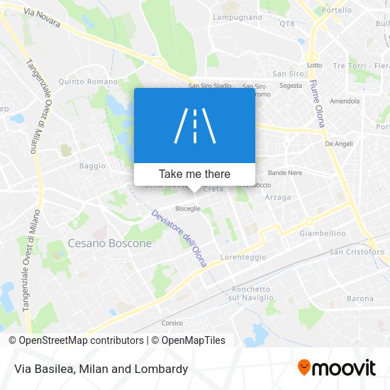 Via Basilea map
