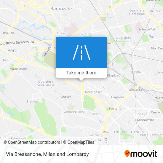 Via Bressanone map