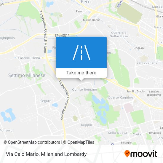 Via Caio Mario map