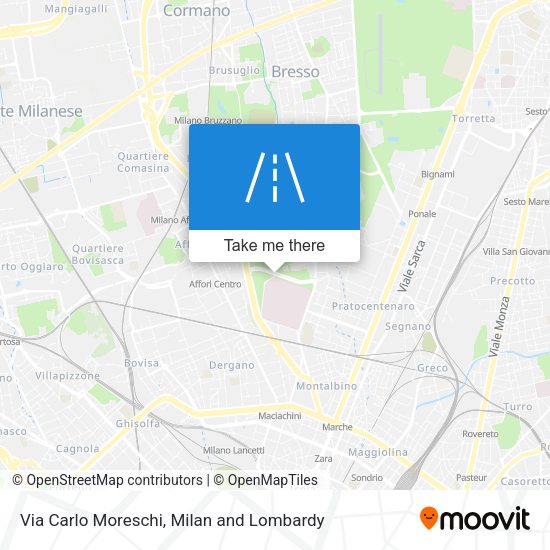 Via Carlo Moreschi map