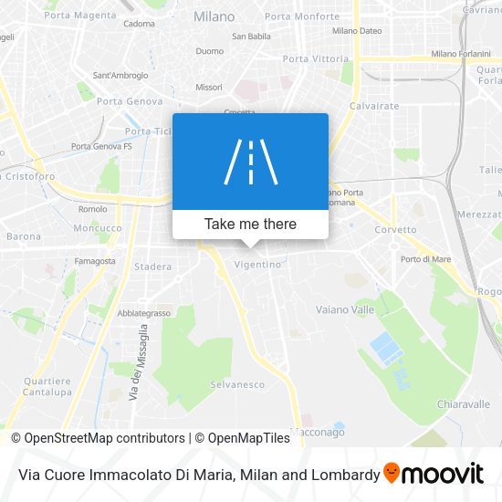 Via Cuore Immacolato Di Maria map