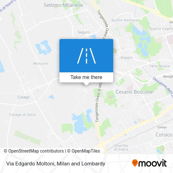 Via Edgardo Moltoni map