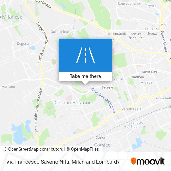 Via Francesco Saverio Nitti map