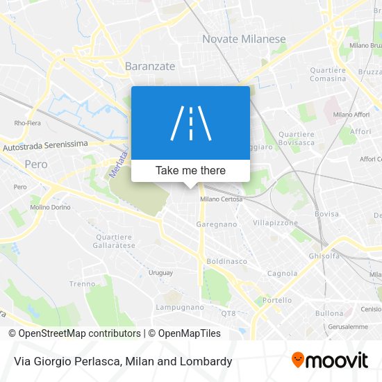 Via Giorgio Perlasca map