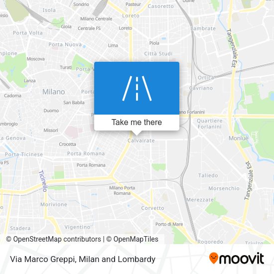 Via Marco Greppi map