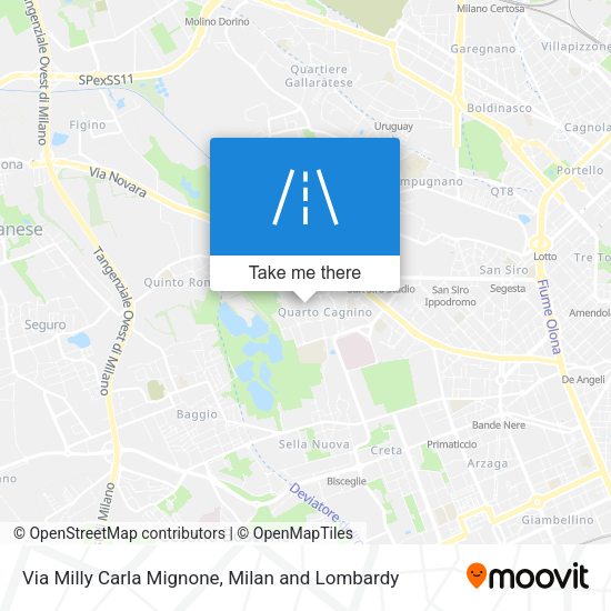 Via Milly Carla Mignone map