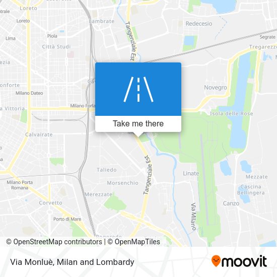 Via Monluè map