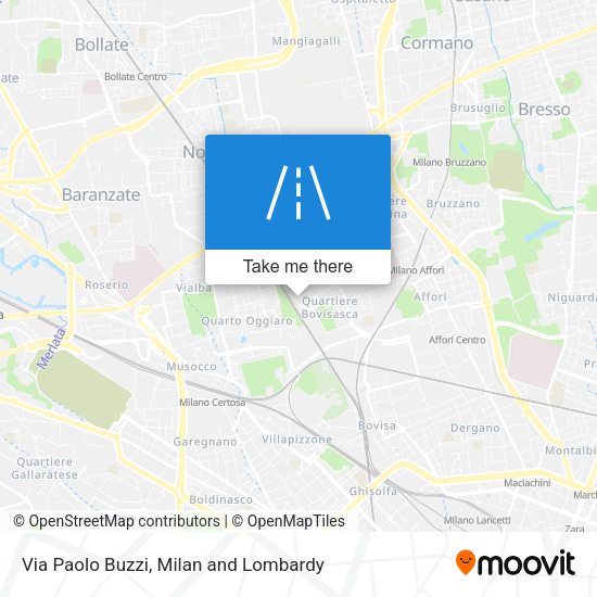Via Paolo Buzzi map
