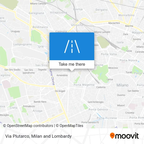 Via Plutarco map