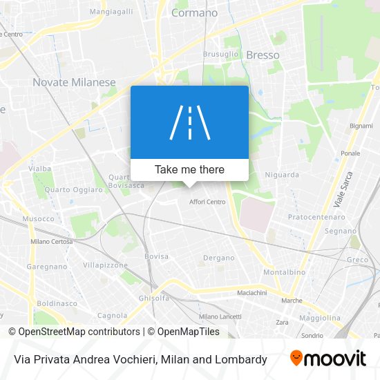 Via Privata Andrea Vochieri map