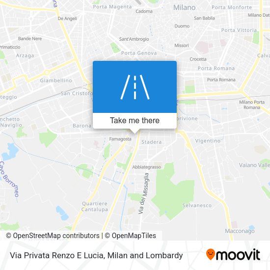 Via Privata Renzo E Lucia map