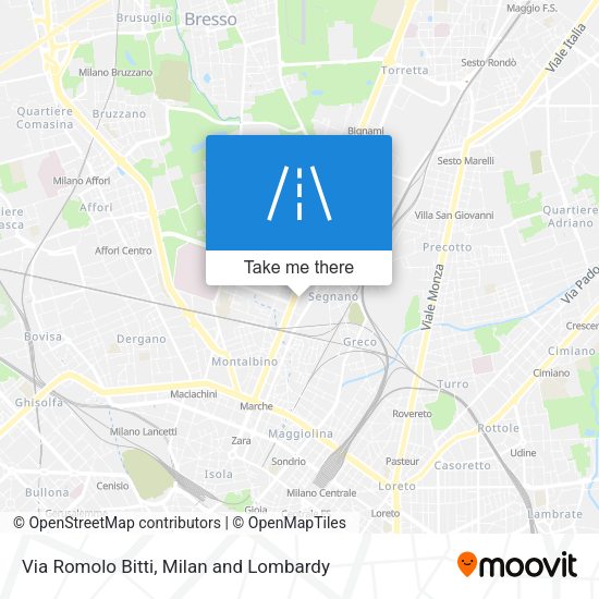 Via Romolo Bitti map