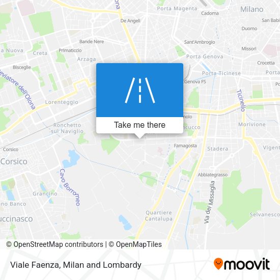 Viale Faenza map
