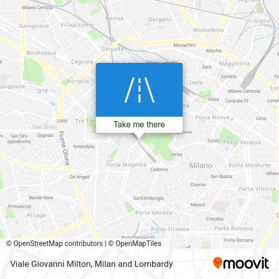 Viale Giovanni Milton map