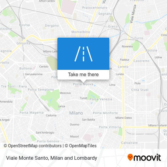 Viale Monte Santo map