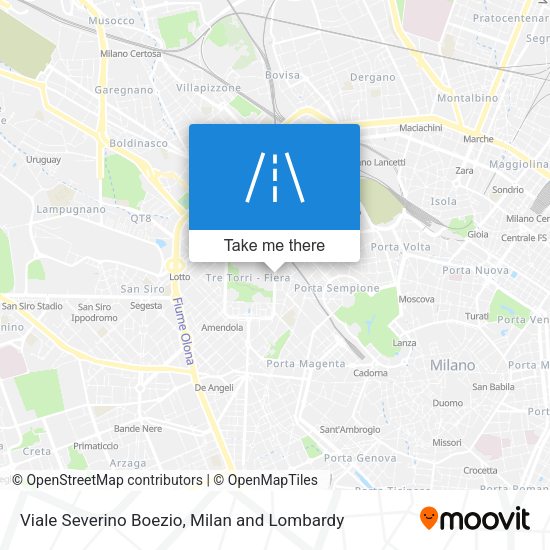 Viale Severino Boezio map