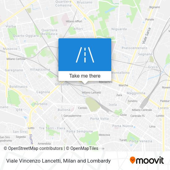 Viale Vincenzo Lancetti map