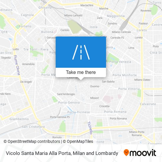 Vicolo Santa Maria Alla Porta map