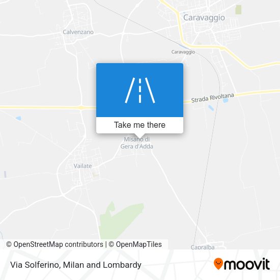 Via Solferino map