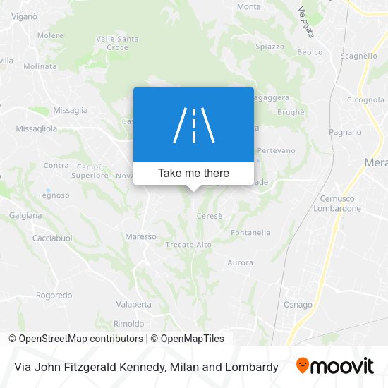 Via John Fitzgerald Kennedy map