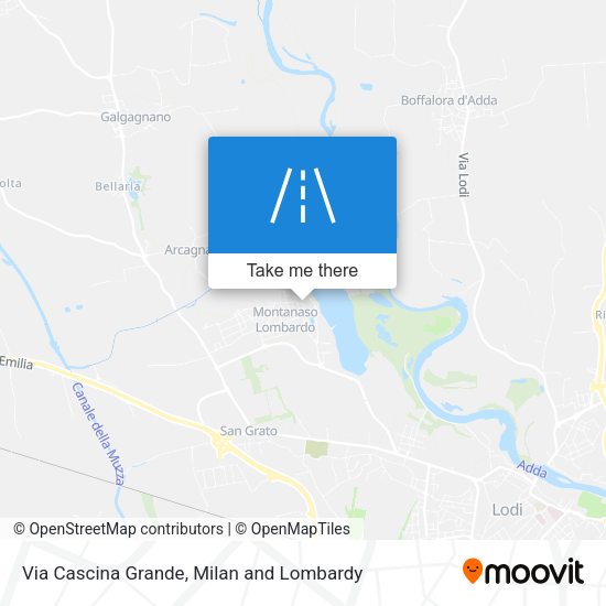 Via Cascina Grande map