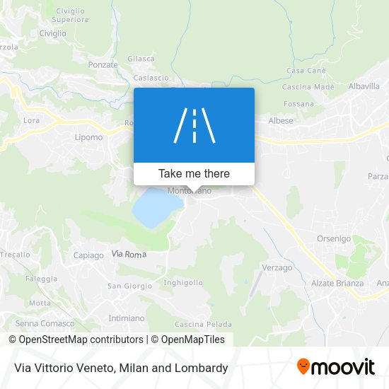 Via Vittorio Veneto map