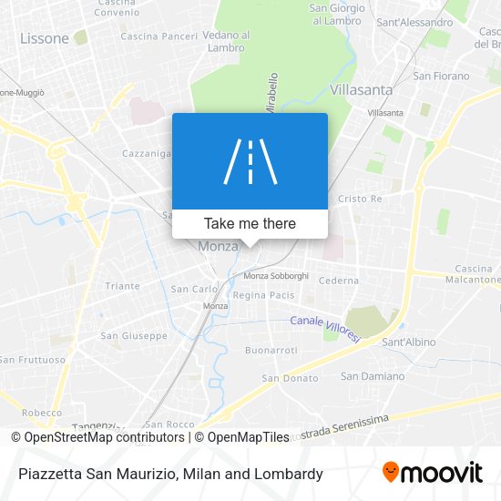 Piazzetta San Maurizio map