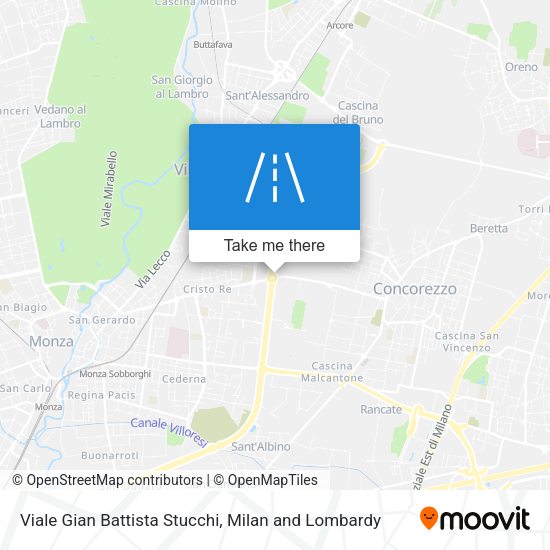 Viale Gian Battista Stucchi map