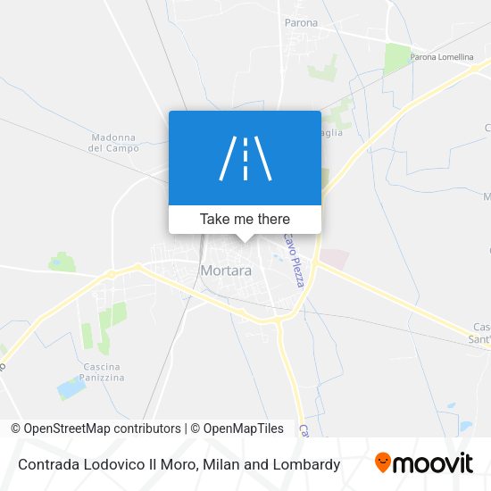 Contrada Lodovico Il Moro map