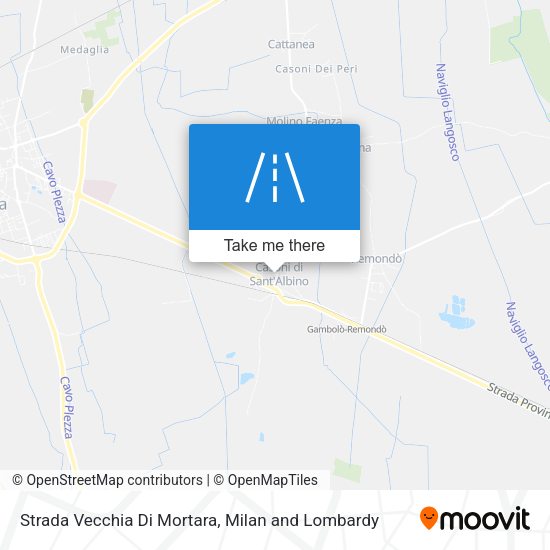 Strada Vecchia Di Mortara map
