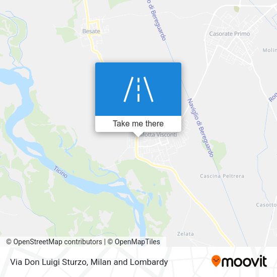 Via Don Luigi Sturzo map