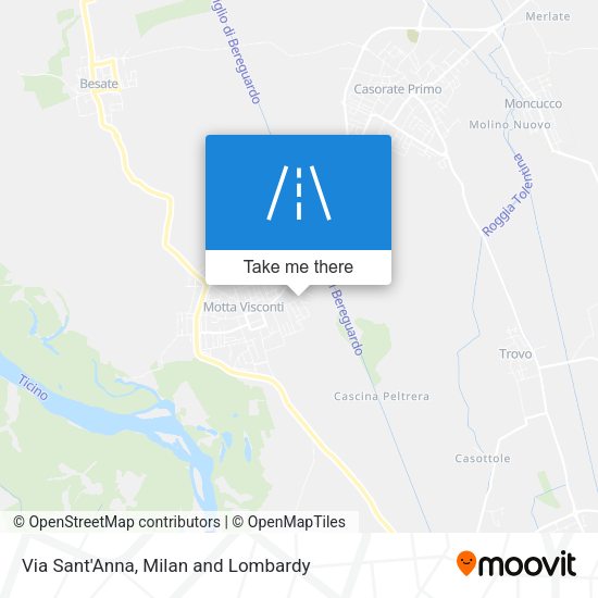 Via Sant'Anna map
