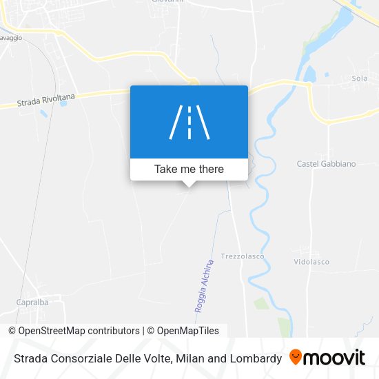 Strada Consorziale Delle Volte map