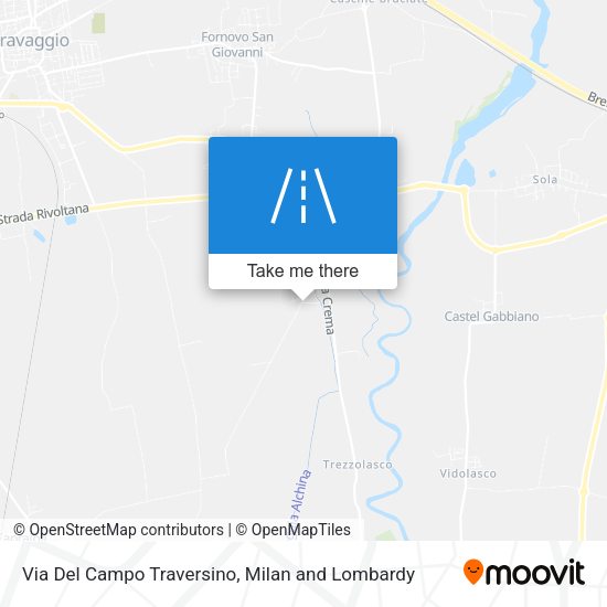 Via Del Campo Traversino map